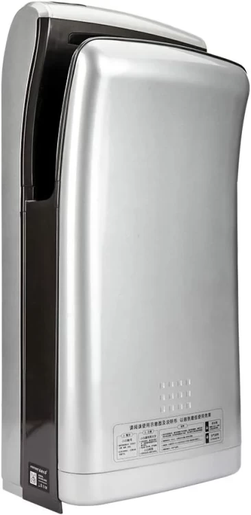 Сушилка для рук высокоскоростная погружная GFmark 6990S (серебро) - вид сбоку