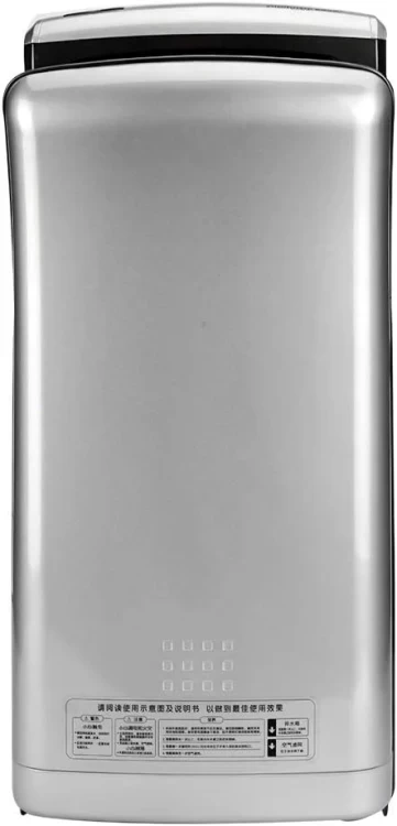 Сушилка для рук высокоскоростная погружная GFmark 6990S (серебро) - вид спереди