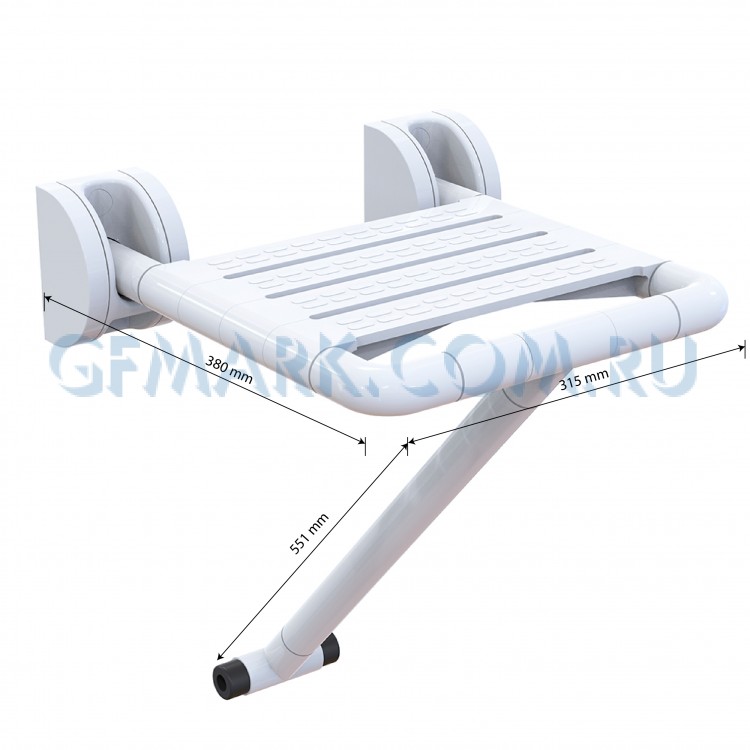 Сиденье для инвалидов с опорой в пол GFmark 944