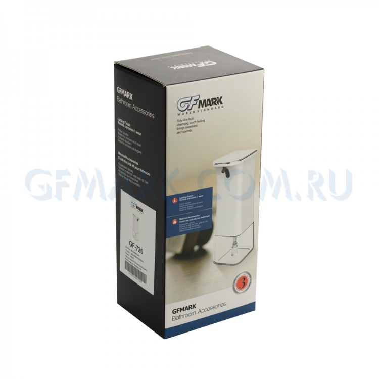 Дозатор для дезинфицирующих средств сенсорный (400 мл.) GFmark 726